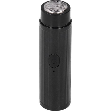 Mini rasoir électrique, portable, rechargeable, silencieux, 3,7 V, 2 W, facile à utiliser en voyage et à la maison, pour homme, noir (1/5)