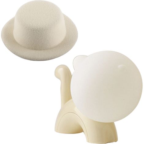 Veilleuse LED rechargeable en silicone pour enfant et adulte, motif chat mignon, idéale pour la chambre ou le dortoir. (1/5)