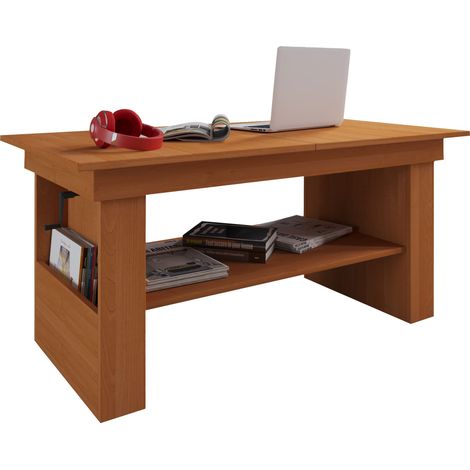 Holz Couchtisch Kobila höhenverstellbar (1/5)