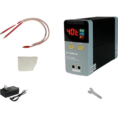 Saldatrice a punti, potenza regolabile, display LCD, HT-SW01A (1/2)