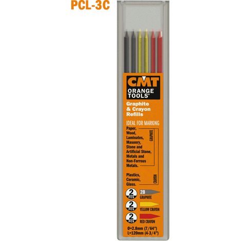 PCL-3C KIT DE 6 MINAS COLOREADAS (2NEGR.+2 AMAR.+2 ROJ.)XMARC.PCL-3 (1/5)