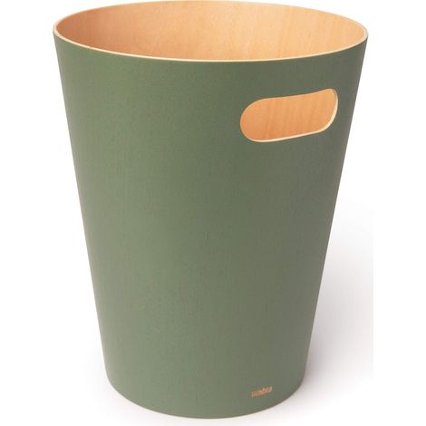 Umbra Woodrow Cestino della spazzatura, capacità 7,5 L, Faggio Europeo, Abete (1/5)