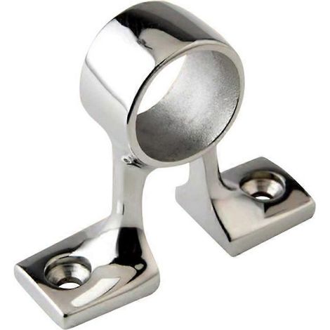 25 mm zentrale Edelstahl-Wandhalterung für Rohr und Handlauf, Edelstahl-Geländerbefestigung, Montageteil für 25 mm Rohr, Barrierehalterung.