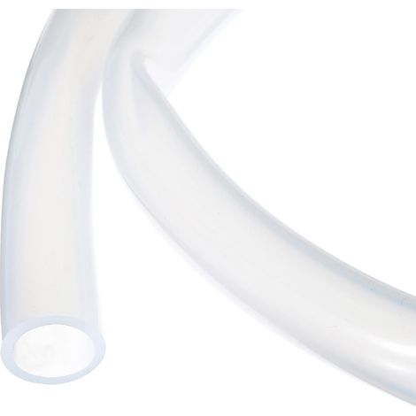 Tuyau en Silicone de 1 Mètre (3,3 Pieds) DI 20 mm et DE 26 mm, en Plastique Transparent pour Pompage, Siphonage, Drainage, Irrigation et Brassage de Bière. (1/5)