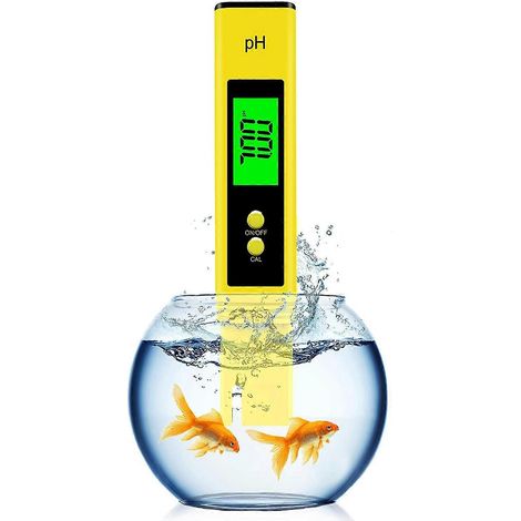 pH-mètre numérique rétroéclairé haute précision, testeur de qualité de l'eau adapté à l'eau potable, aux piscines et aux aquariums. (1/4)