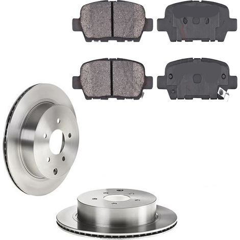 KIT FRENI POSTERIORI compatibile con INFINITI G TRE VOLUMI - DISCHI + PASTIGLIE OEM: FDB1693, FDB4324 / 17698 /SOSTITUZIONE DIRETTA/BASSA POLVERE/SILENZIOSO (1/5)