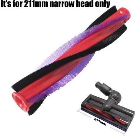 Bürste für Dyson V6 SV03 DC62 Filterwalze 963830-01 Schmale Besenbürstenkappe 185 mm Animal DC58 DC59 DC61 Staubsaugerzubehör (18,5 cm) H665 (1/4)
