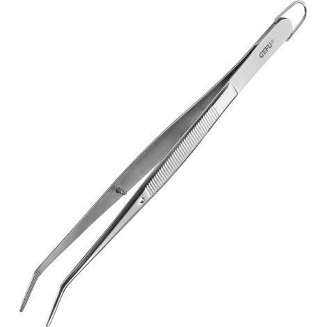 1 pincette de cuisine, précision ergonomique, pincette inox, décoration pâtisserie et présentation assiettes (1/3)