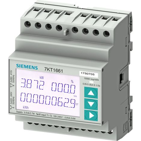 7KT1661 - SENTRON - 7KT PAC1600, LCD, LL: 400V, LN: 230V, 5A SIEMENS