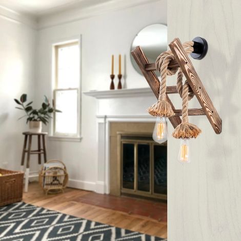 Wandlampe Natürlicher Buchenwald-Fjord