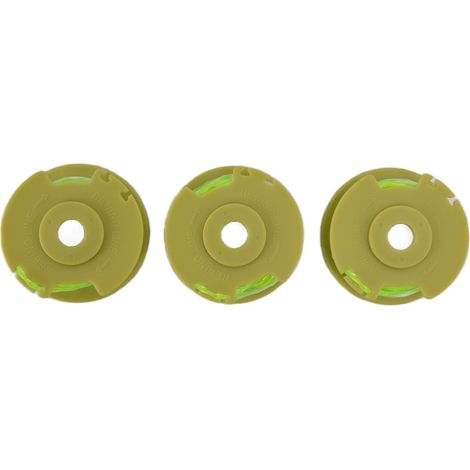 Lot de 3 bobines de fil de rechange pour coupe-bordures Ryobi 0,08 pouce 18 V 24 V 40 V (1/5)