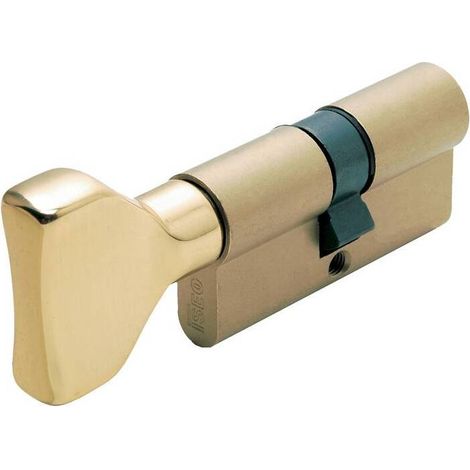 ISEO F5 8259 CILINDRO SAG C/POM 30-30 OTTONATO C/3CH