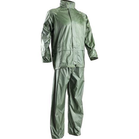 Conjunto de lluvia suave de trabajo - Verde L - 46/48