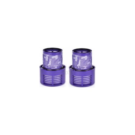 Accessoire de Nettoyage - Lot de 2 Pièces de Rechange pour Filtre V10 Dyson Cyclone V10 Animal/Absolute/Motorhead/Total Clean - 96908201 - Crezuo (1/4)