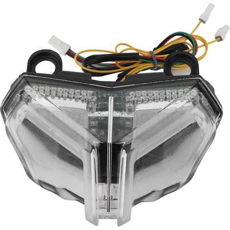 Feu arrière LED pour moto, feu stop, lentille transparente, compatible avec DUCATI 848 1098 1198 2007-2013 (1/5)