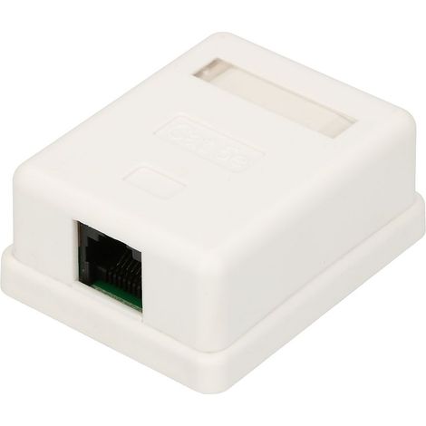 Extralink  toma de corriente de montaje en la pared  1x rj45 kat5e utp (1/5)