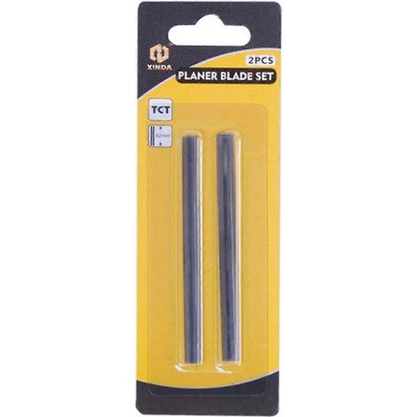 Lot de 4 lames de rabot de 82 mm en carbure de tungstène pour rabots Bosch PHO 25-82 / PHO 200 / PHO 16-82 / B34 HM. Haute qualité. (1/5)