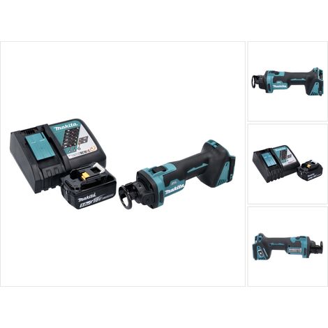 Fresa rotante a batteria Makita DCO 181 RT1 18 V 32000 rpm brushless + 1x batteria ricaricabile 5,0 Ah + caricabatterie