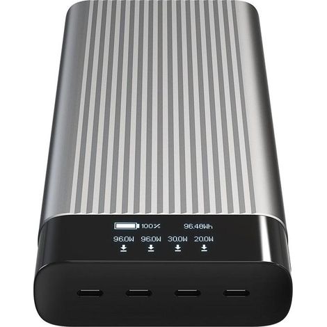 HyperJuice 245W USB-C 100Wh Akku mit OLED-Display (1/3)