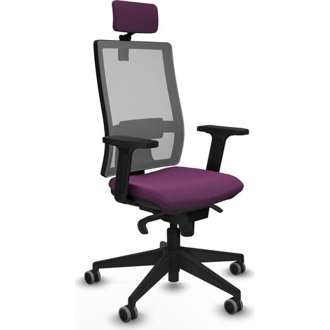 Sedia ergonomica piqueras y crespo 24h nera supporto lombare