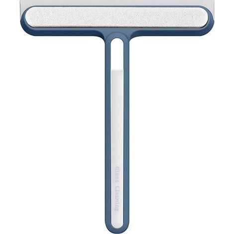(Blue) 2-in-1 Shower Squeegee, Window Squeegee, Shower Squeegee, Household Window Cleaner Wiper Glass Brush Squeegee Bathroom Tool, Mirror, Window Cleaning, Tiles (1/5)