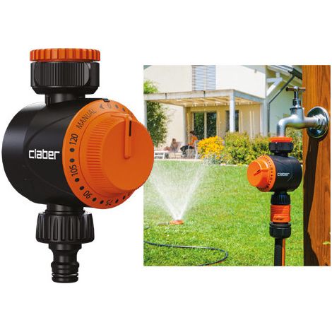 Programador Claber Timer Mecánico – temporizador mecánico para grifo de 1 vía – Claber
