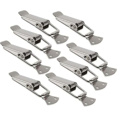 Stainless steel tension clasp with screws, 56 mm lever clasp, toggle spring clasp, crimp clip, box clasp, MUMU cap