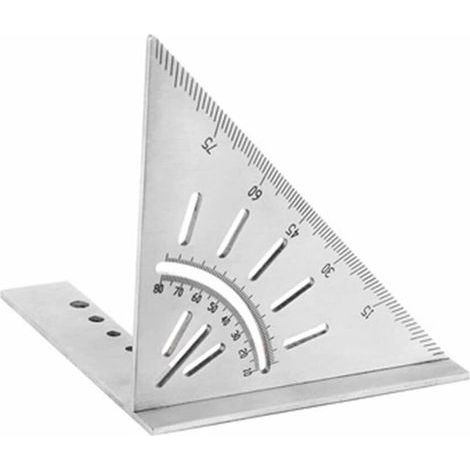 RèGle de Menuiserie, RèGle de Poche RèGle à GlissièRe en MéTal RèGle de TraçAge de Type T RèGle CarréE RèGle de Piste en T RèGle de Mesure de Marquage (1/5)