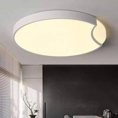 TRADE SHOP - Plafoniera Led Cerchio 34w Soffitto Circolare Bianco Moderno Luce Naturale 50132 -