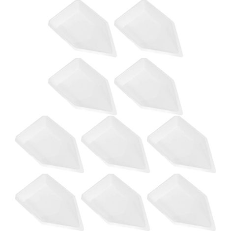 Plateau de pesée pour balance numérique, usage laboratoire, 18,10 x 10,80 x 2,50 cm, contient des substances, lot de 10 (1/5)