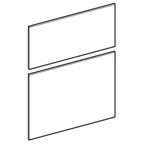GE Set Schubladenfront für Xeno2 Breite Seitenschrank 45 cm, greige (1/2)