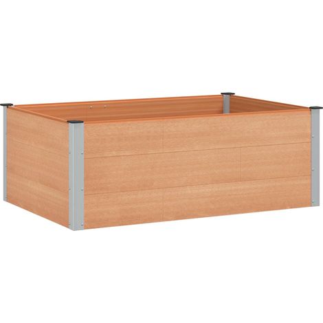 vidaXL Garden Raised Bed Brown 150 x 100 x 54 cm