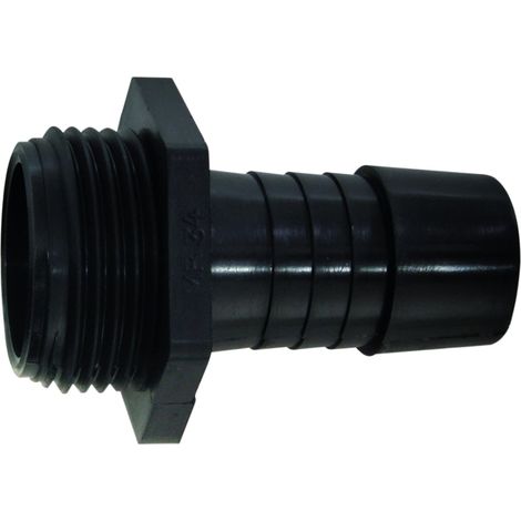 Boutte 2155536 EMP22 Embout polyamide male 20 x 27 tuyau 15 Noir