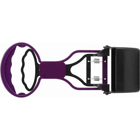 Ramasse-crottes pour chiens et chiots, pince de ramassage avec long manche (violet) (1/5)