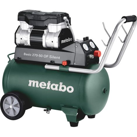 Metabo Basic 270-50 OF Silent Kompressor, 1,5 kW, 10 bar, 50 Liter