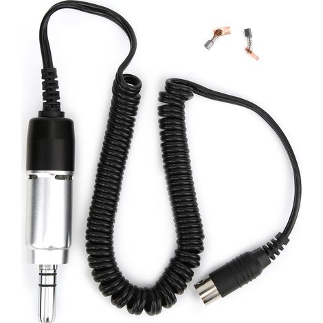 E-Shape 35 000 tr/min Micromoteur de polissage pour laboratoire dentaire et bijouterie - Pièce à main électrique pour perceuse à ongles (1/5)