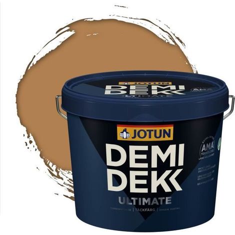 Peinture Bois - DEMI DEKK ULTIMATE - Lasure Opaque Satinée - RAL 1011 - 3L (1/2)