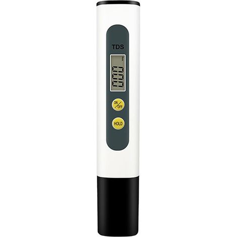 Digital Water Quality Meter with Large LCD Display for Home Hydrotherapy, Drinking Water Quality Monitor (Black) (1/5)