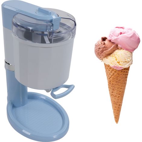 Sorbetière domestique 1000 ml, entièrement automatique, pour glaces maison aux fruits, à poser sur le plan de travail, norme britannique 220 V (1/5)