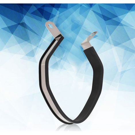 Support de silencieux hexagone pour moto, Bracket de fixation pour pot d'échappement, Montage universel (Couleur primaire)