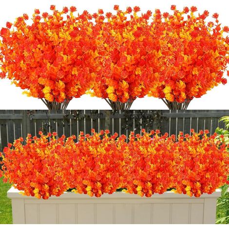 8 Bündel Kunstblumen Herbst Deko UV-beständig für Innen & Außen (1/5)