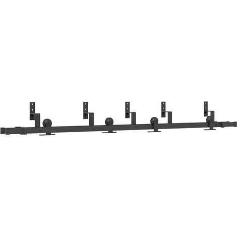Maison Exclusive - Kit de herrajes para puertas correderas acero