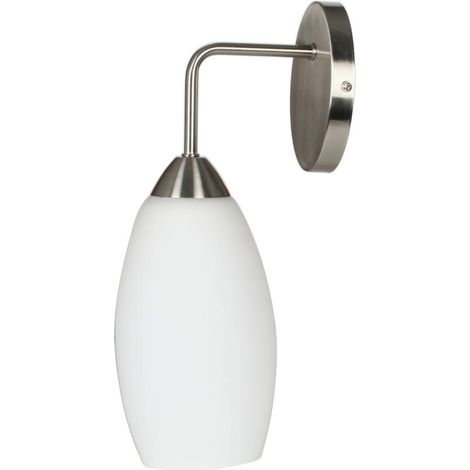 Applique murale Candellux Modus E27 chromée verre 30cm