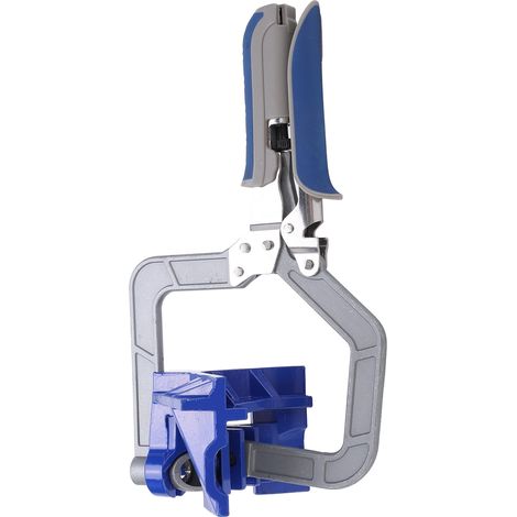 Étau d'angle 90° réglable à dégagement rapide pour menuiserie en métal (1/5)