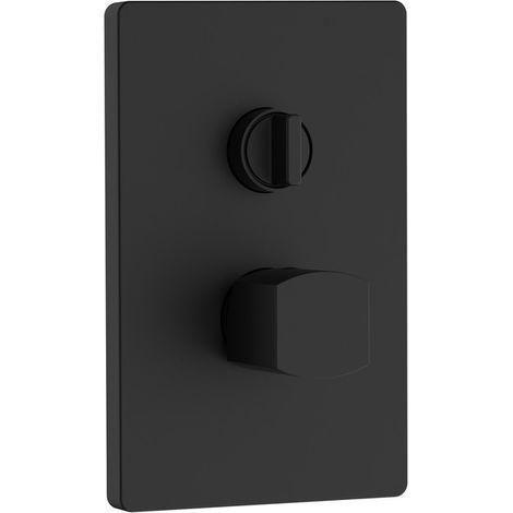 Miscelatore Incasso Doccia con Deviatore Serie Edison Nero Opaco (1/2)