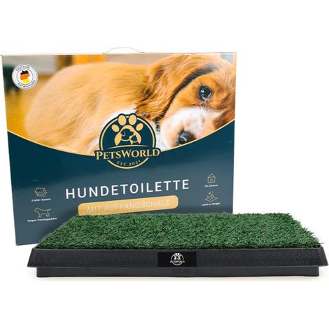 Toilettes pour chiots Toilettes pour chiens Gazon synthétique 50×50 cm Intérieur/Extérieur