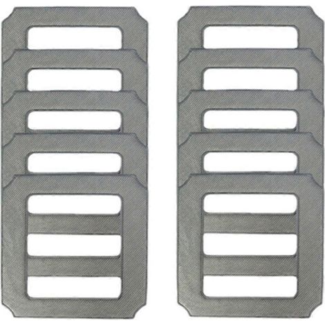 Lot de 10 chiffons de nettoyage pour robot laveur de vitres, compatibles avec les modèles W920/850/880. Chiffons de nettoyage inclus. (1/5)