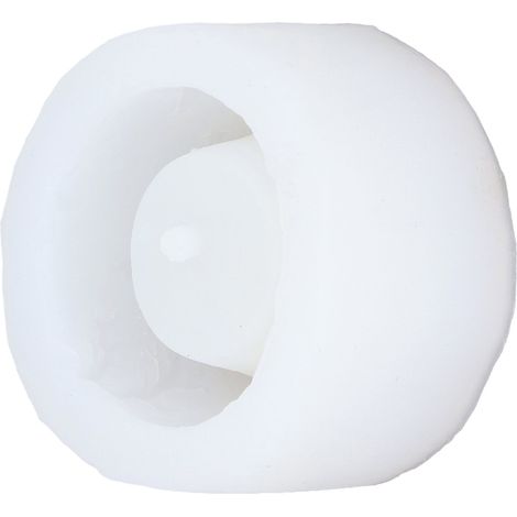 Moule en silicone rond multifonctionnel pour pots de fleurs, idéal pour la création de pots de fleurs succulents à faire soi-même. Trou de drainage inclus. Référence : 50-2283-D. (1/5)