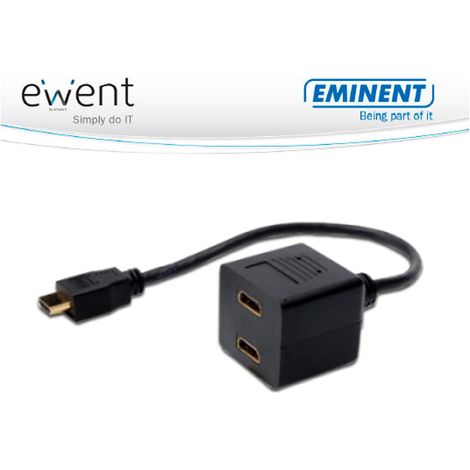CABLE HDMI M A 2 X HDMI H EWENT EW-130303-002-N-P