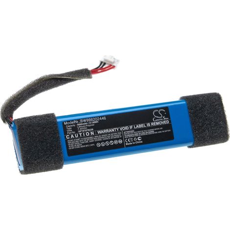 vhbw Batería recargable compatible con JBL Xtreme Special Edition altavoces, cajas acústicas, bafles (5000 mAh, 7,4 V, polímero de litio)